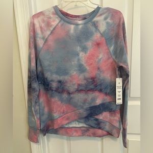 Ladies Small tie-dyed sweatshirt